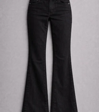 Jean flare negro sleek