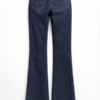 pant azul detra Dark Wash Flared Denim Jeans